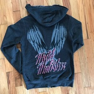 Women’s Metal Mulisha Wing Zip Hoodie